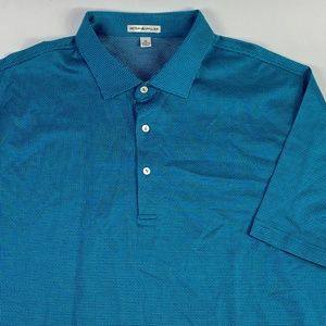 (Sold)Peter Millar Short Sleeve Golf Polo Shirt Mens Size XL